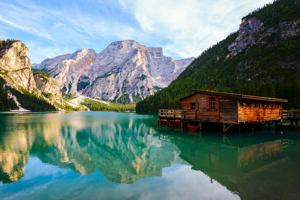 4Pfoten-Urlaub Bergsee in den Südtiroler Alpen