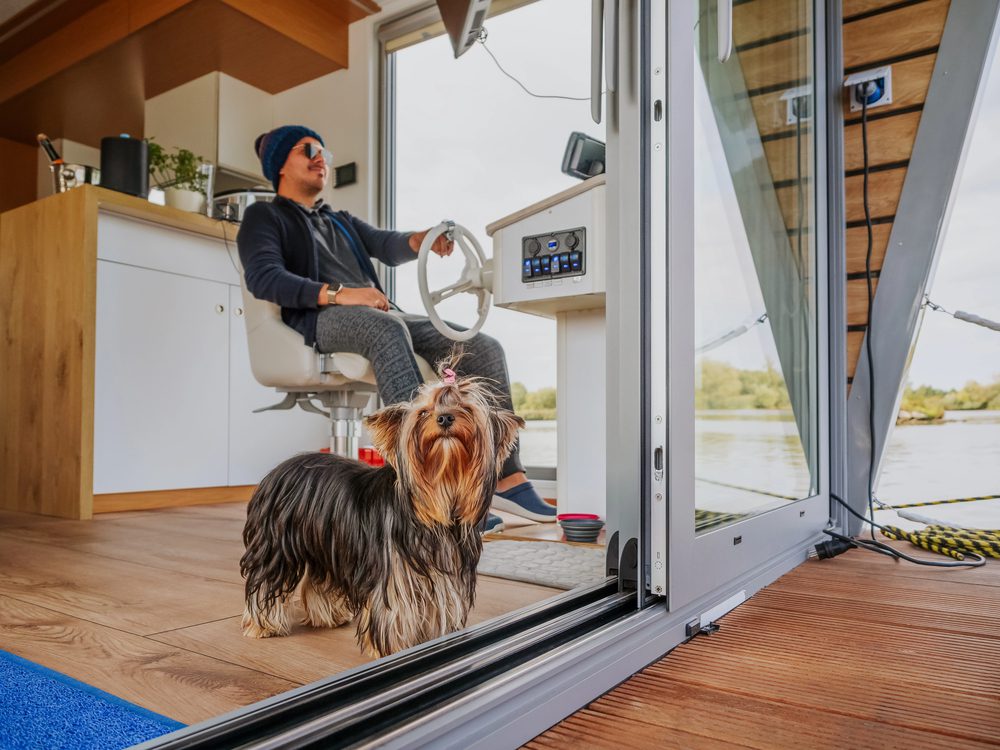4Pfoten-Urlaub Urlaub mit Hund auf dem Hausboot
