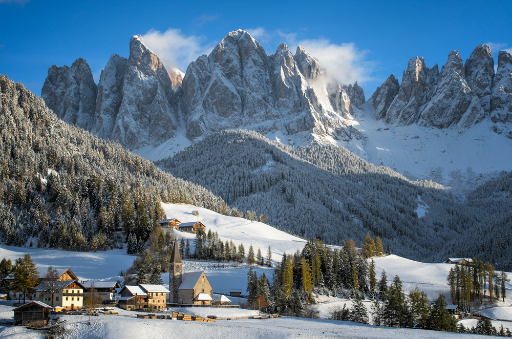 4Pfoten-Urlaub Winter in den Dolomiten