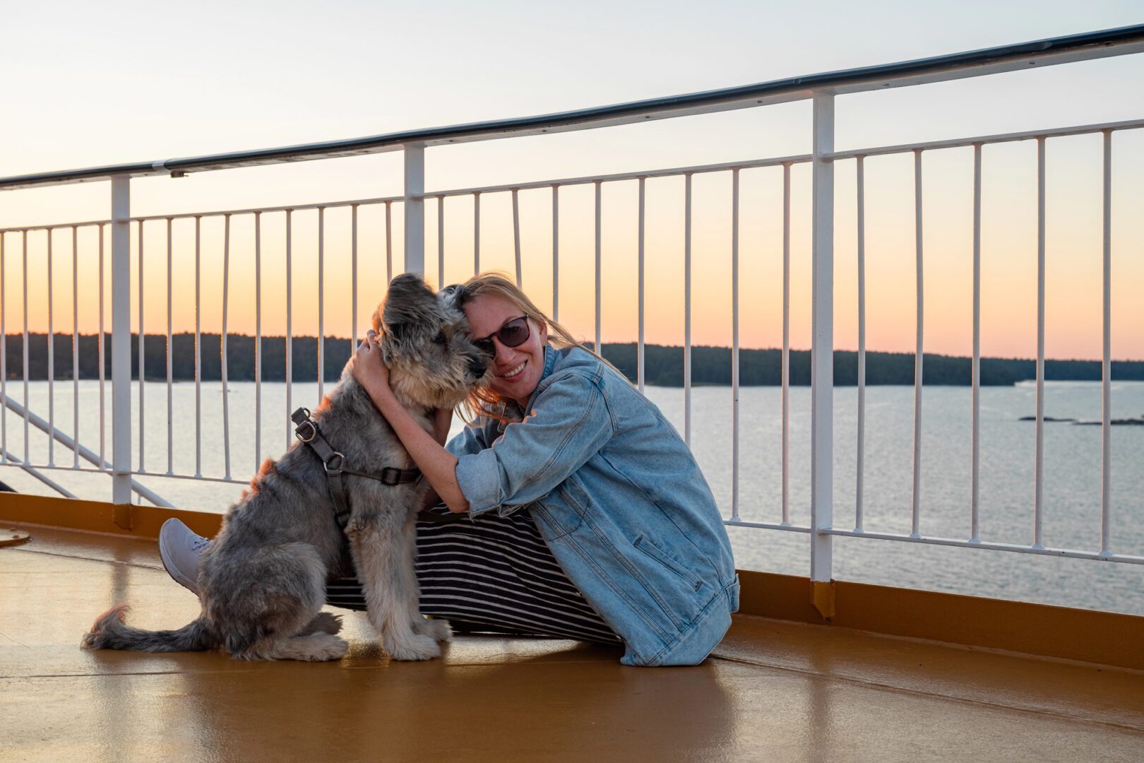 4Pfoten-Urlaub Ferien mit Hund auf dem Wasser