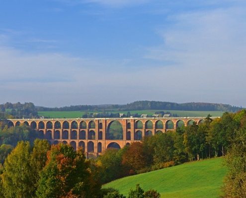 4PFoten-Urlaub Götzschtalbrücke im Vogtland