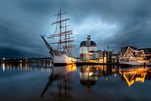 4Pfoten-Urlaub Hafen von Göteborg in Schweden